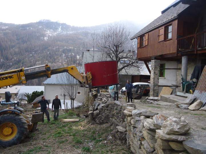 Horno de leña profesional para panadería Francia
