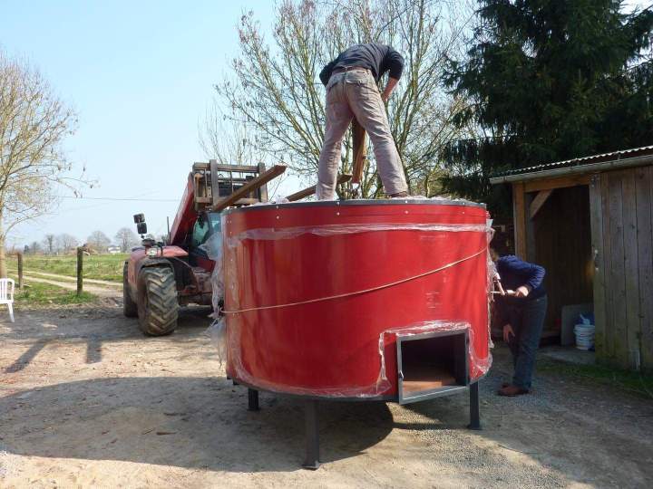 Horno de pan tradicional francés