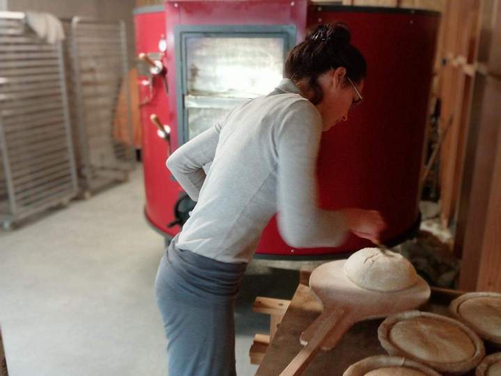 Horno de pan moderno para panaderos Francia