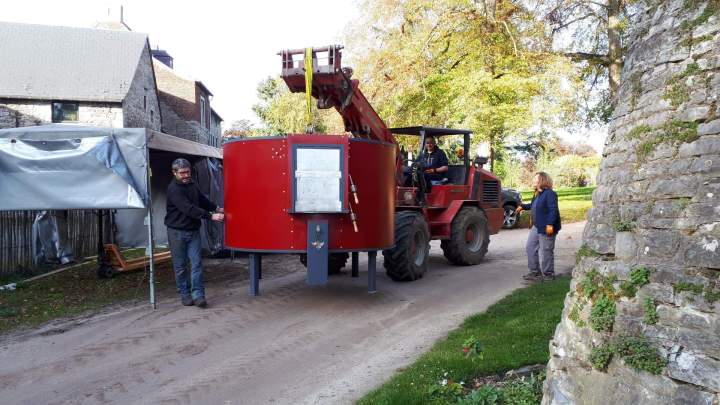 Horno de pan artesanal de leña Francia