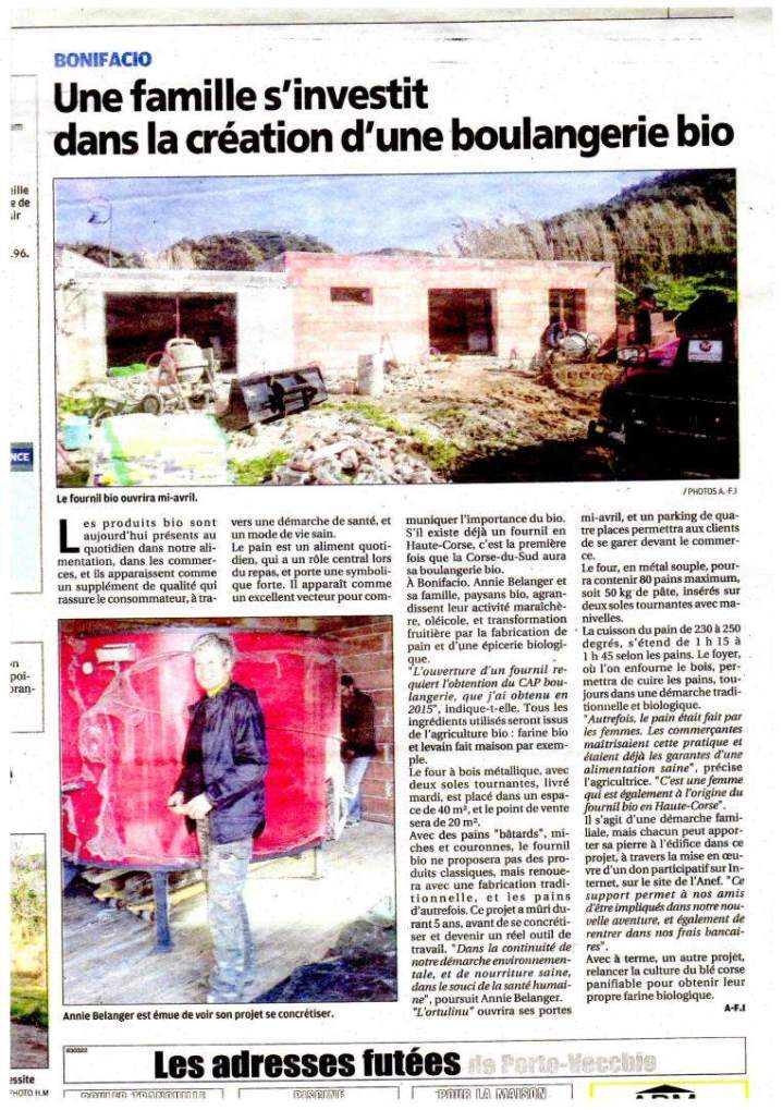 Artículo prensa sobre fabricación de hornos France