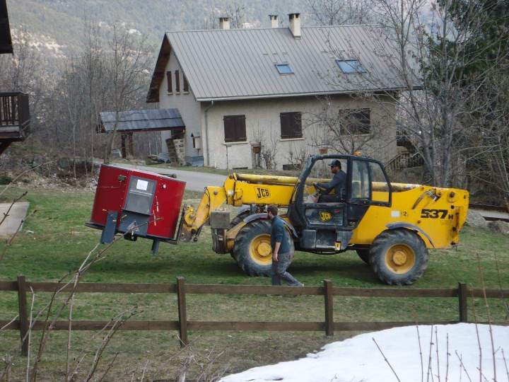 Fabricación artesanal de horno de pan Francia